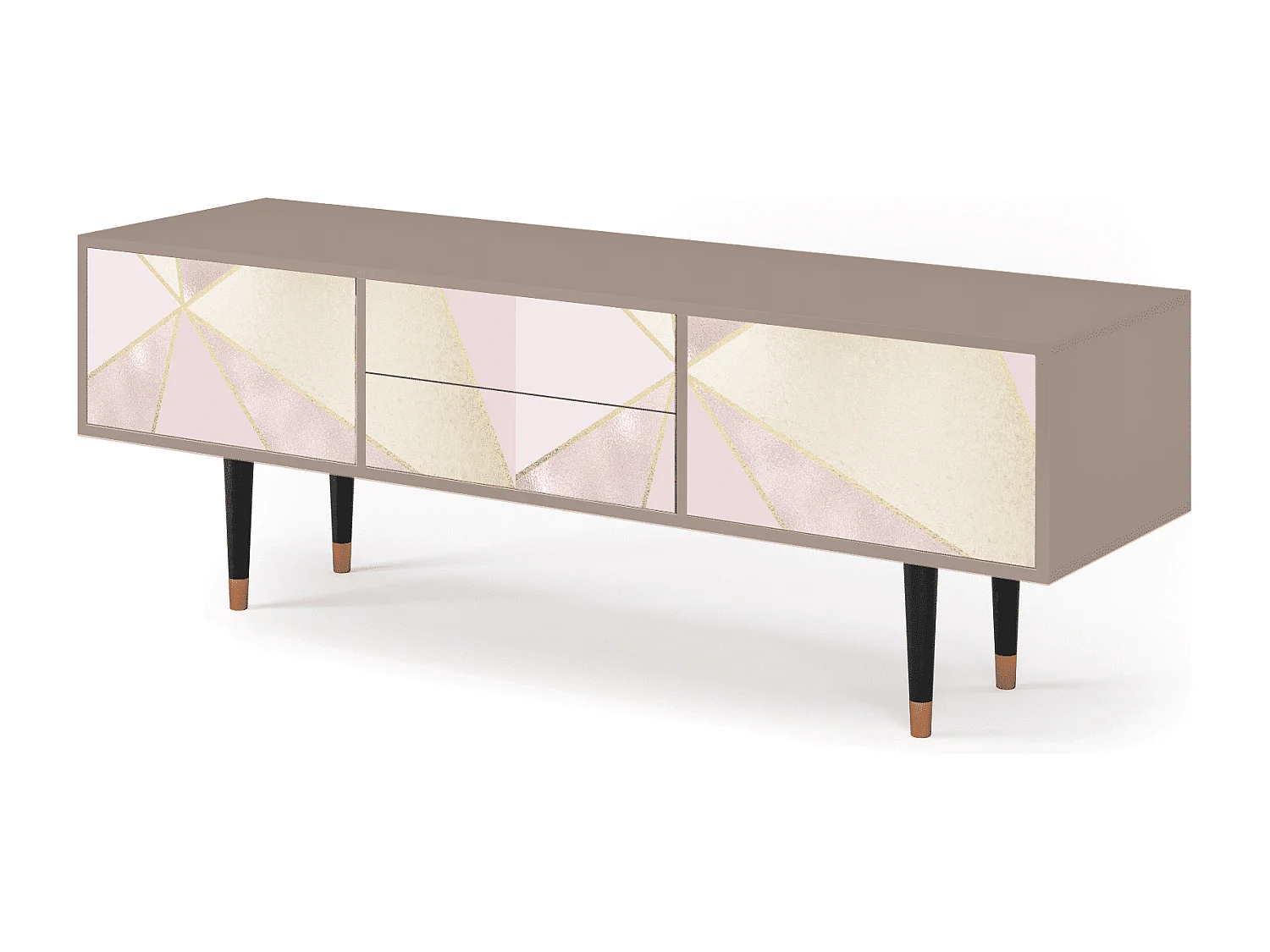 Meuble TV - 170х59х48 cm - T4 - Cosmopolitan Diva, Latte