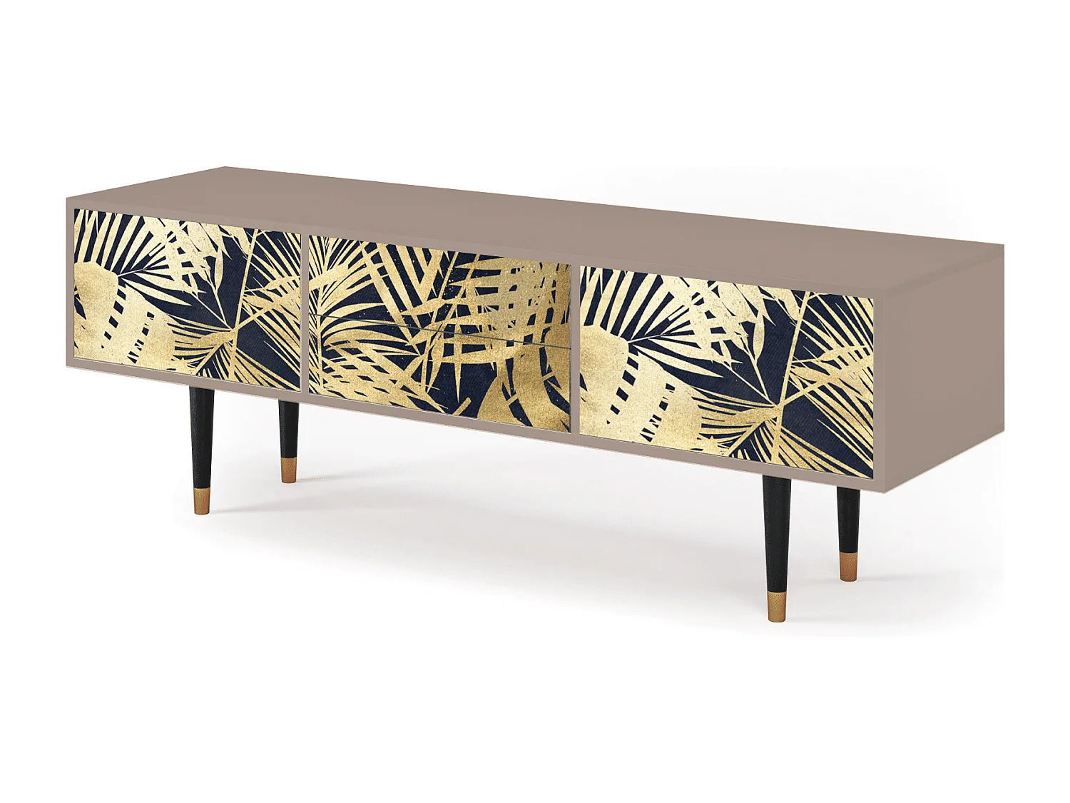 Mueble de TV - 170х59х48 cm - T4 - Jungle Vibes, Latte