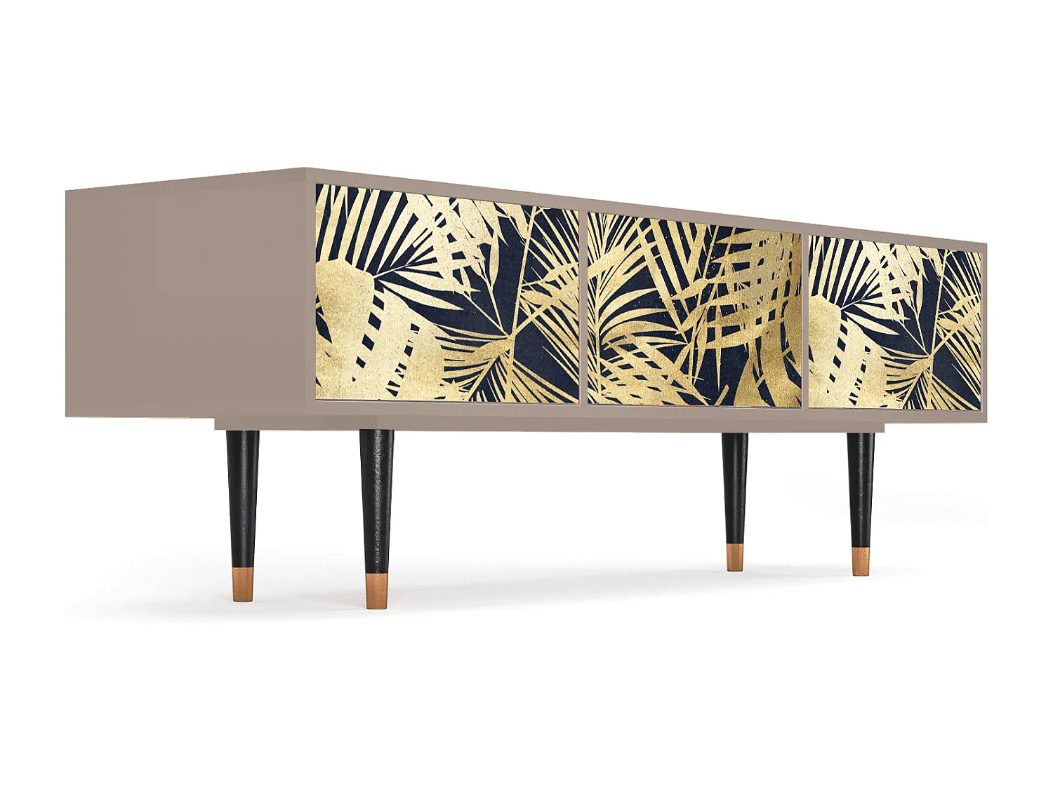 Mueble de TV - 170х59х48 cm - T4 - Jungle Vibes, Latte