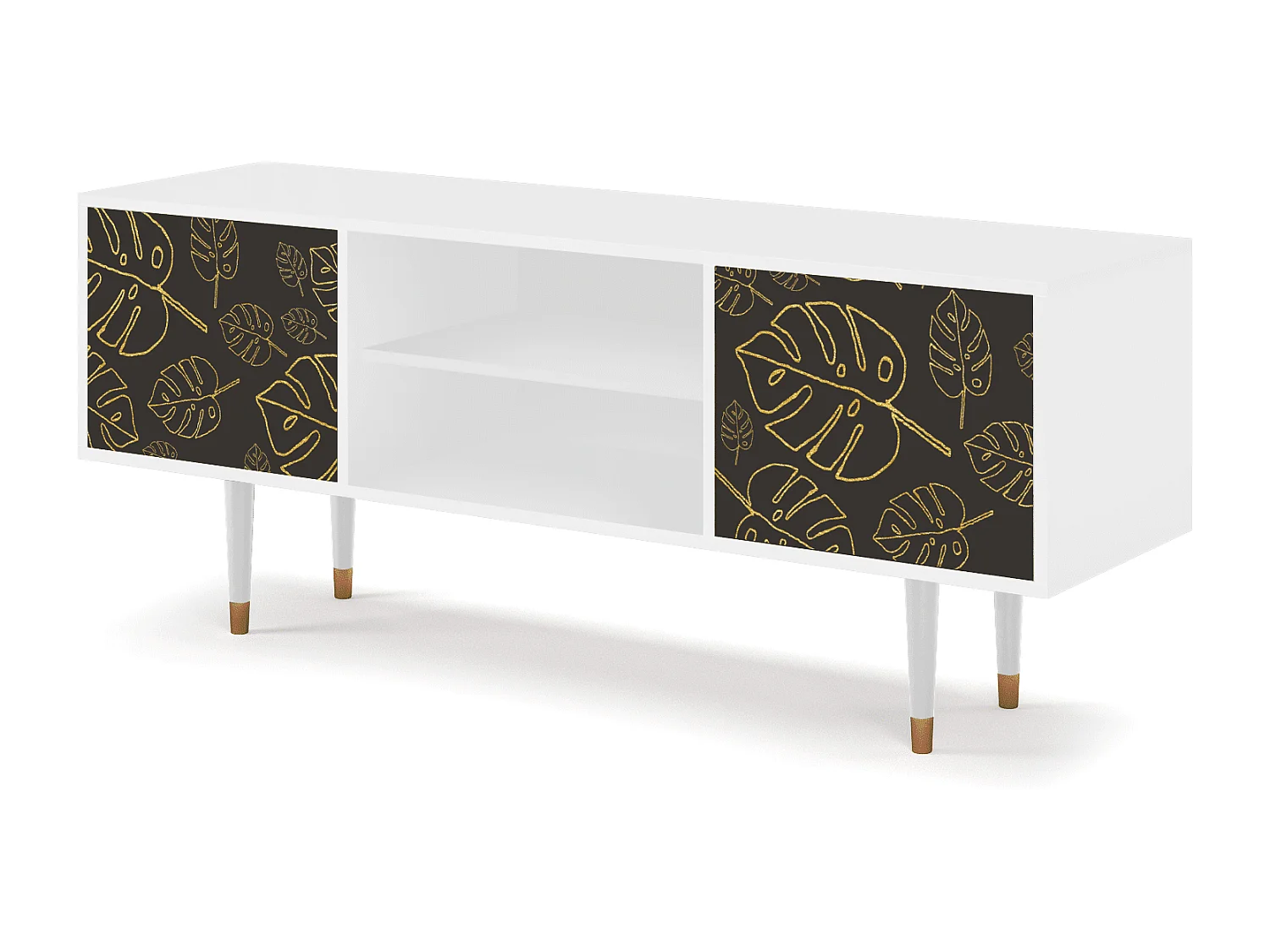 TV-Möbel - 170х69х48 cm - T2 - Fall Of The Leaves, Weiß