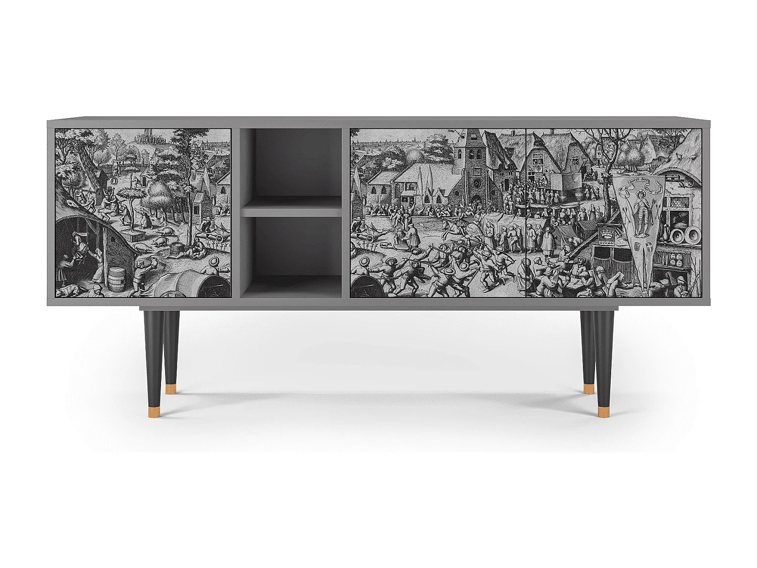 TV-Möbel - 150х69х41 cm - T5 - The Festival of Saint, Grau