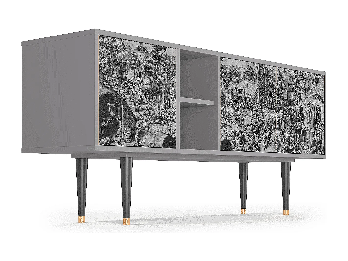 TV-Möbel - 150х69х41 cm - T5 - The Festival of Saint, Grau