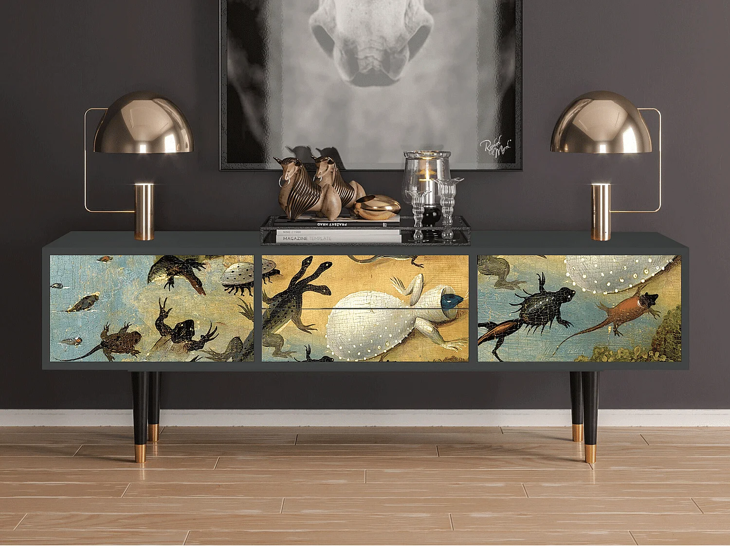 Mueble de TV - 170х59х48 cm - T4 - The Garden by Bosch, Antracite