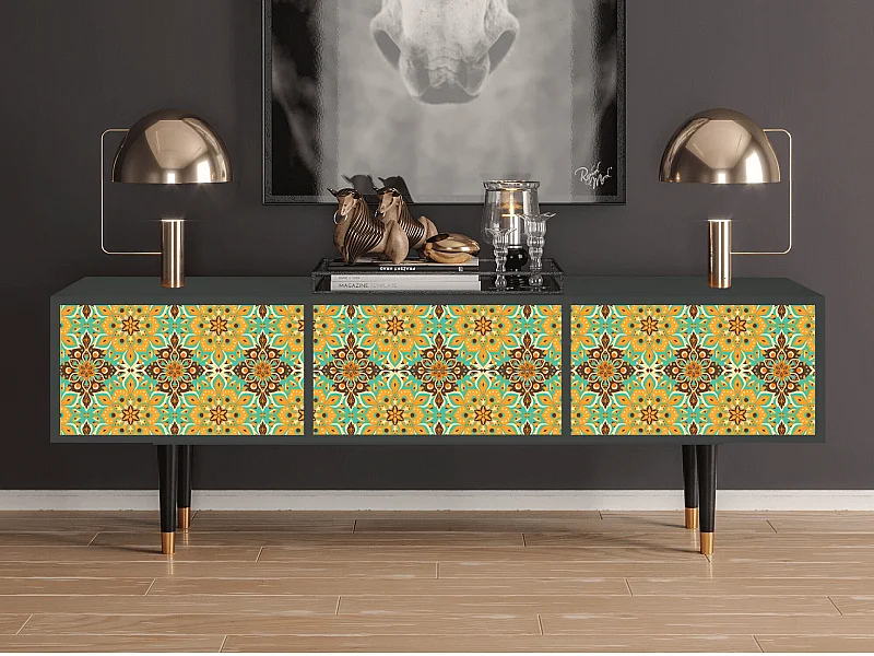 TV-Möbel - 170х59х48 cm - T4 - Indian Spices, Anthrazit