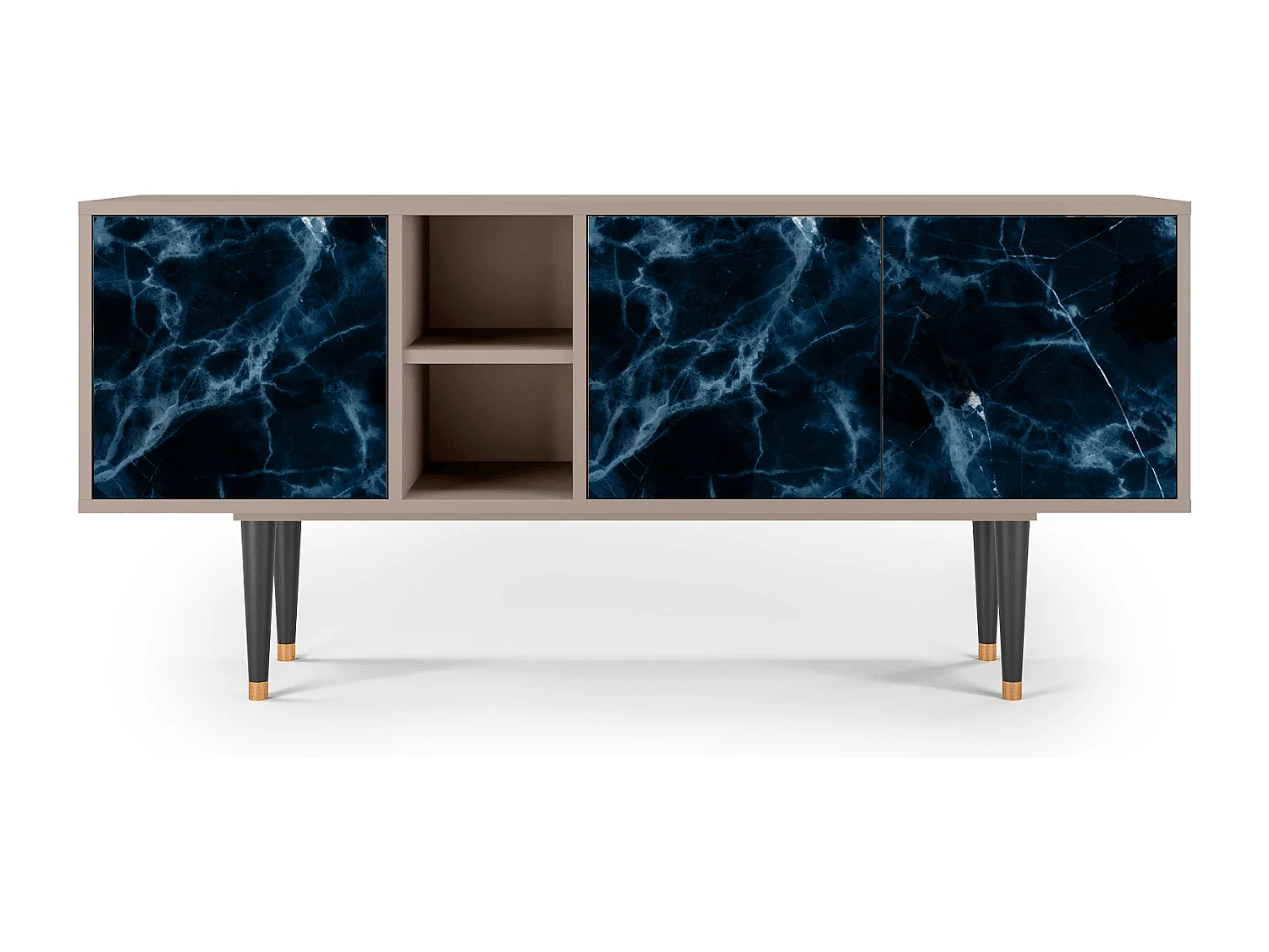 TV-Möbel - 150х69х41 cm - T5 - Deep Ocean, Latte