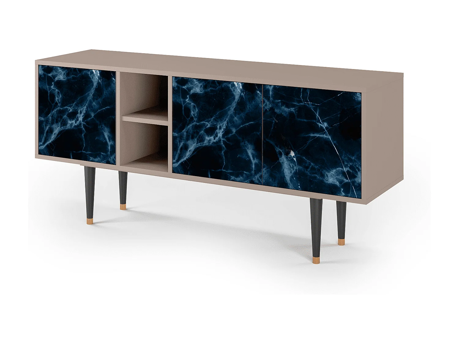 TV-Möbel - 150х69х41 cm - T5 - Deep Ocean, Latte