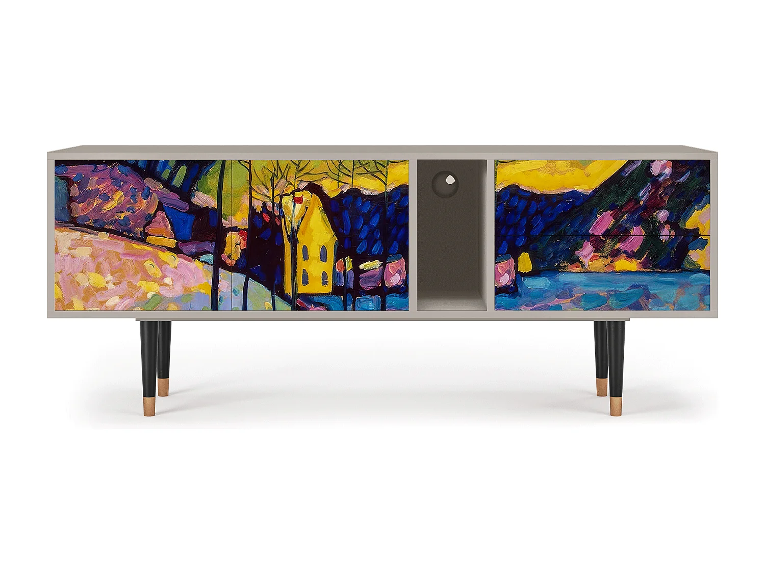 Meuble TV - 170х69х48 cm - T1 - Winter Landscape, Sable