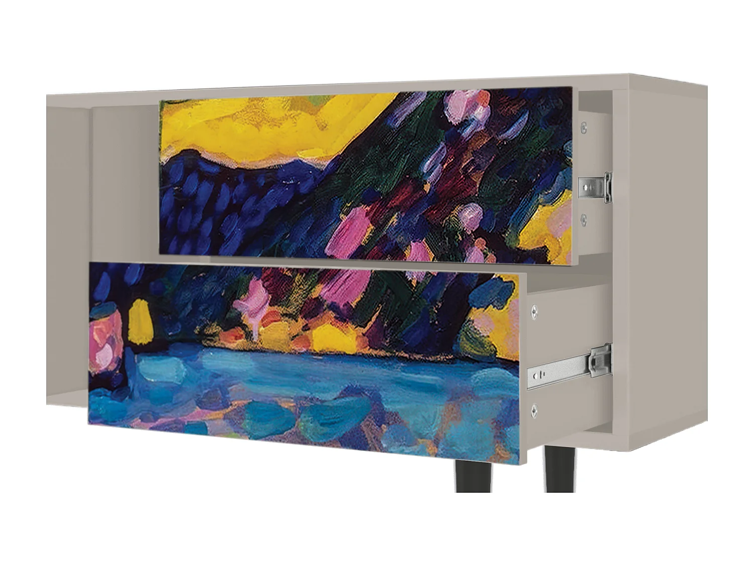 TV-meubel - 170х69х48 cm - T1 - Winter Landscape, Zand