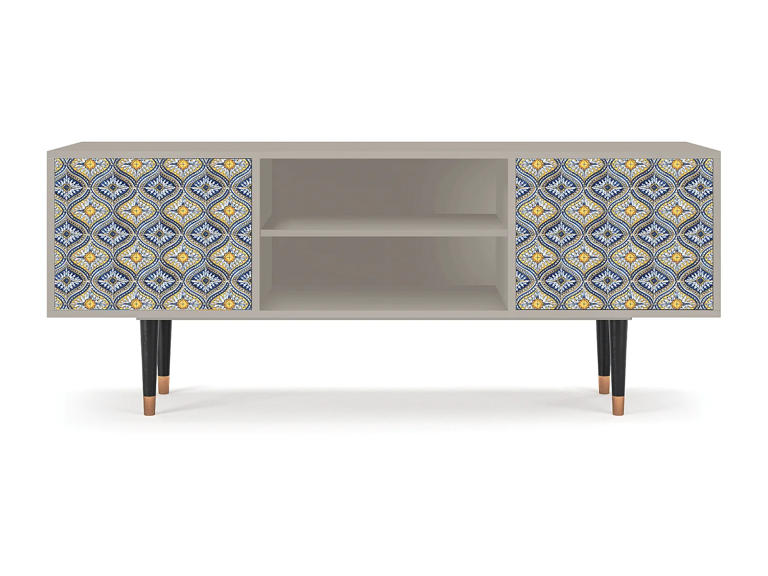 Mobile TV - 170х69х48 cm - T2 - Illusory Pattern, Sabbia