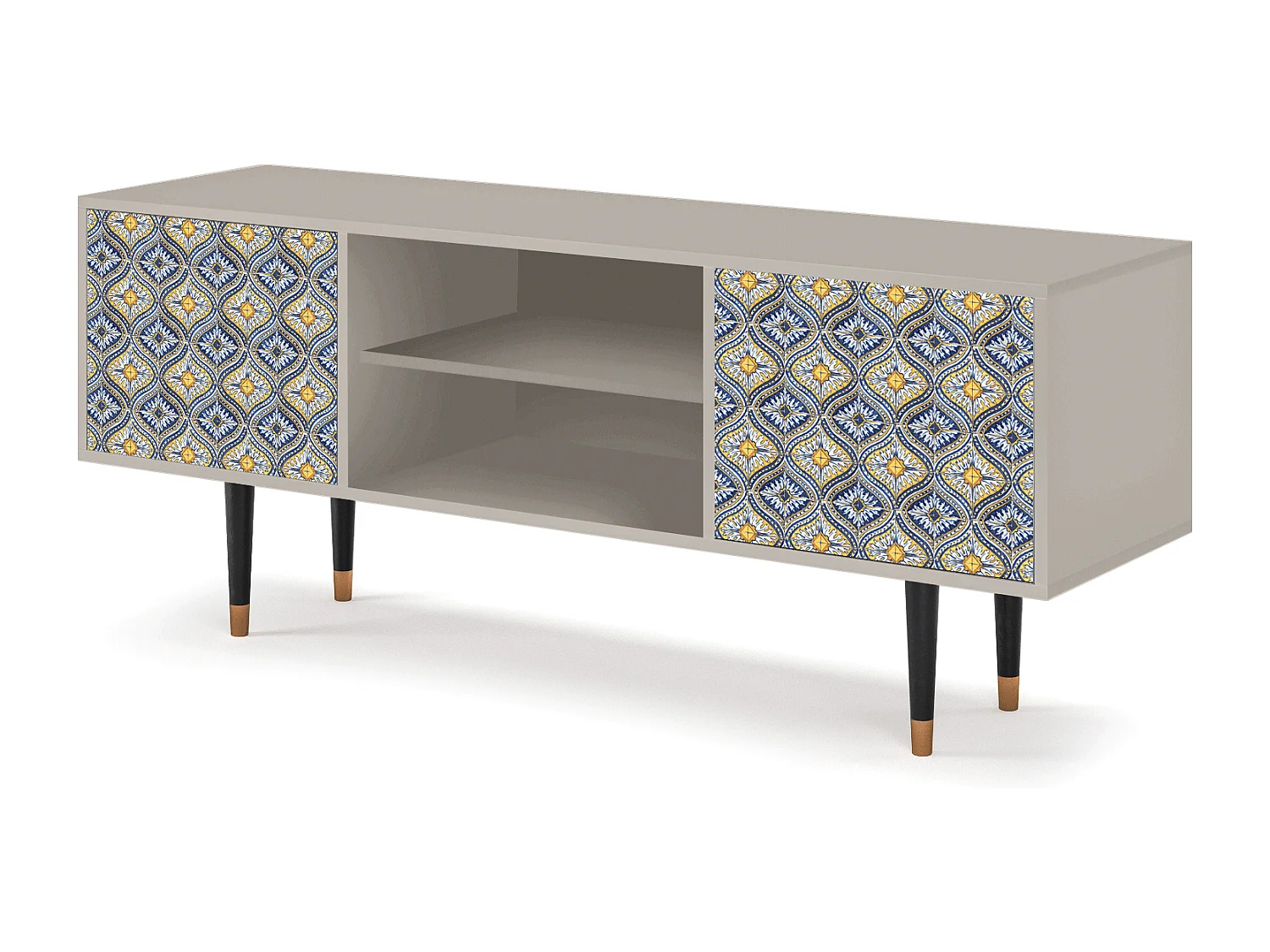 Mobile TV - 170х69х48 cm - T2 - Illusory Pattern, Sabbia