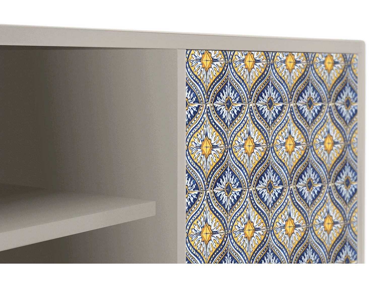 Mobile TV - 170х69х48 cm - T2 - Illusory Pattern, Sabbia