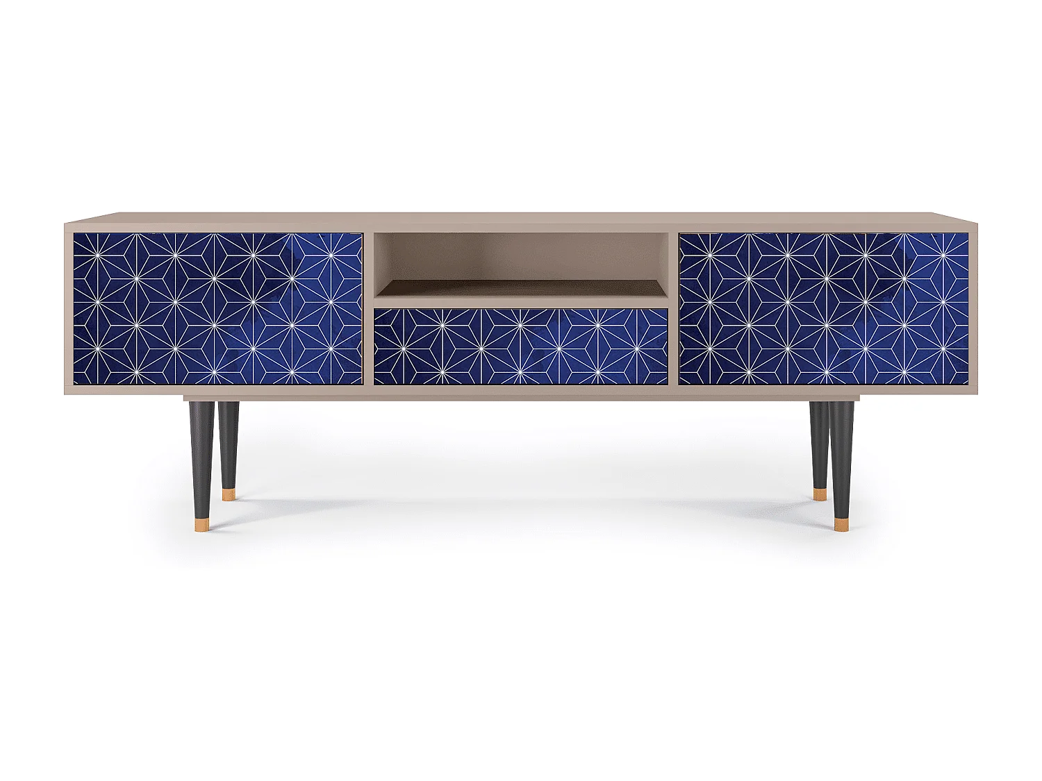 Mobile TV - 170х59х41 cm - T6 - Milky Way, Latte