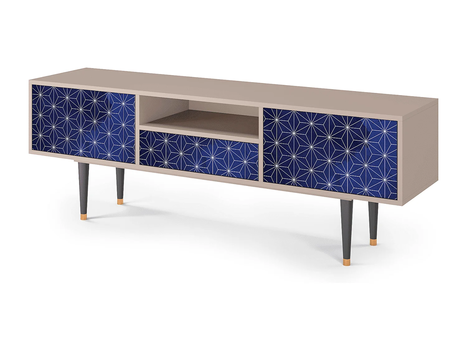 Mobile TV - 170х59х41 cm - T6 - Milky Way, Latte