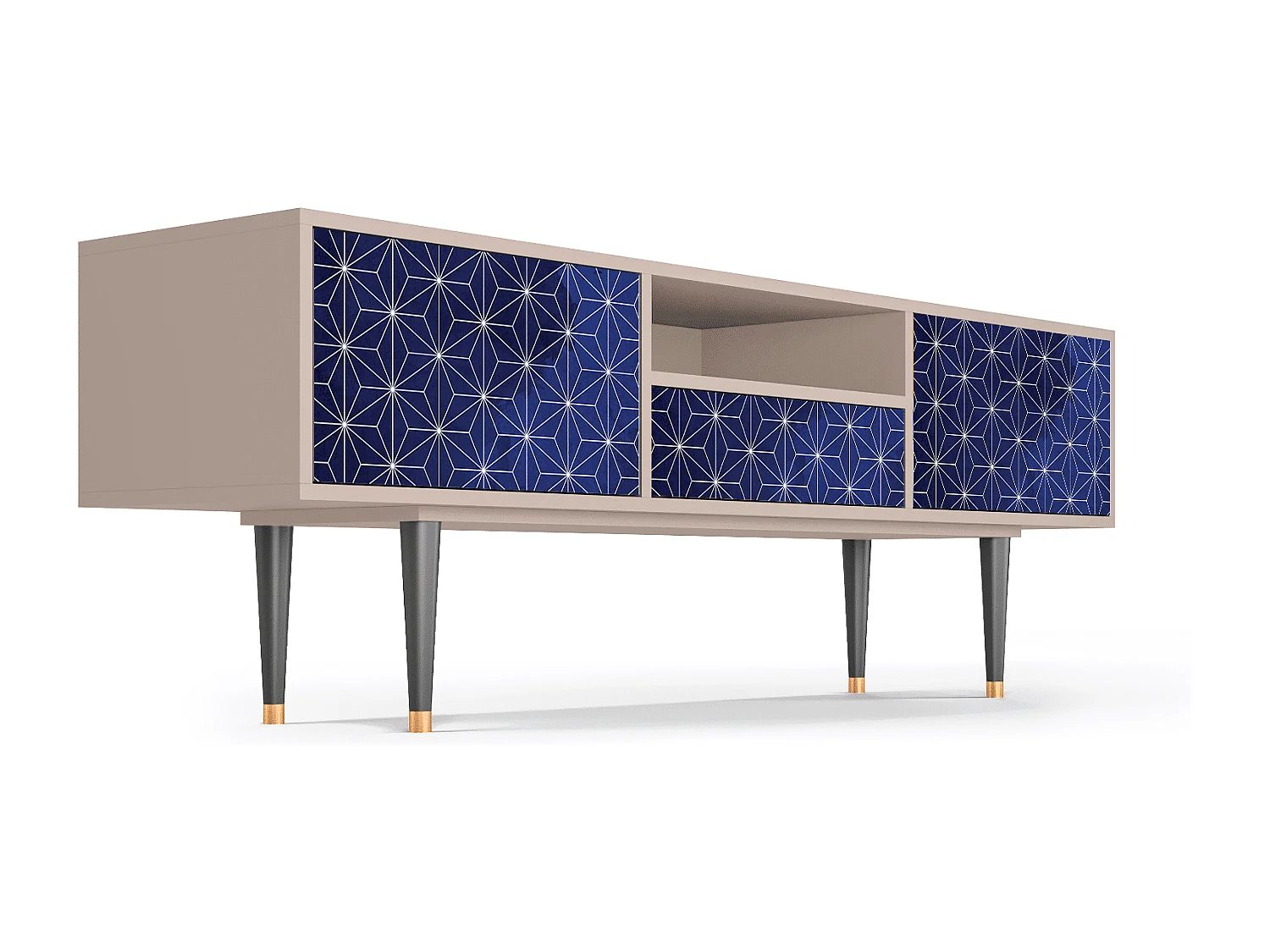 Mobile TV - 170х59х41 cm - T6 - Milky Way, Latte