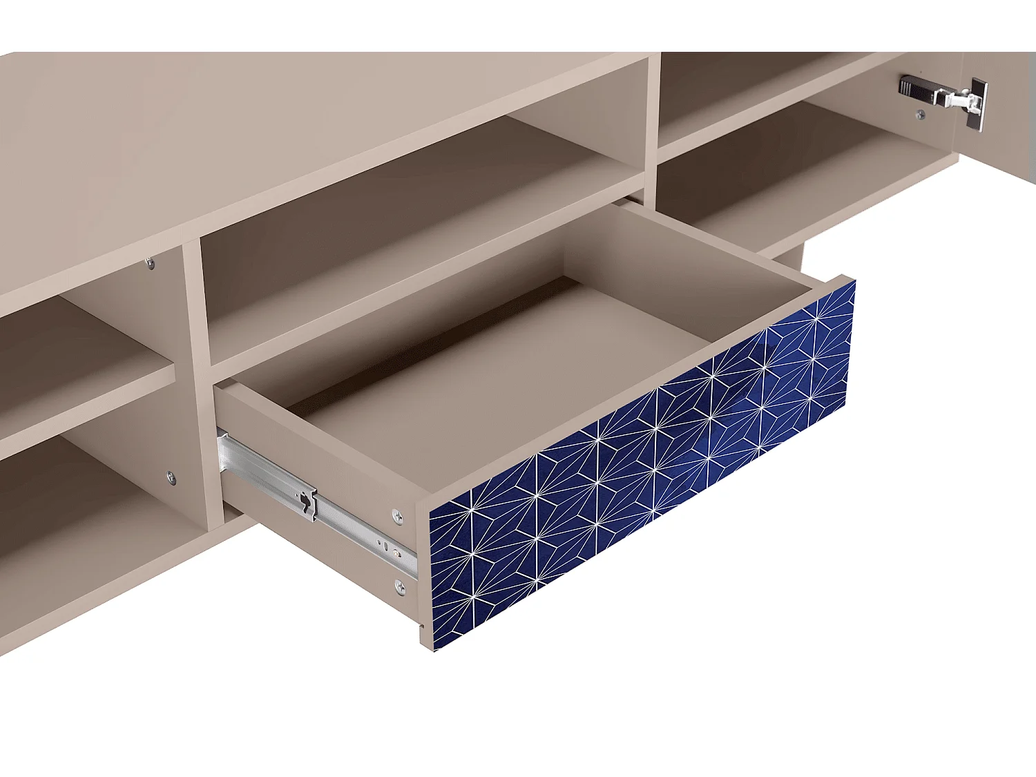 Mobile TV - 170х59х41 cm - T6 - Milky Way, Latte