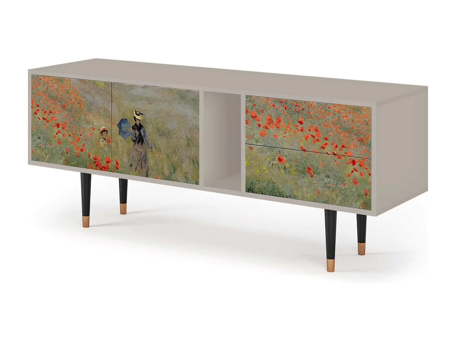 TV-meubel - 170х69х48 cm - T1 - The Poppy Field   , Zand