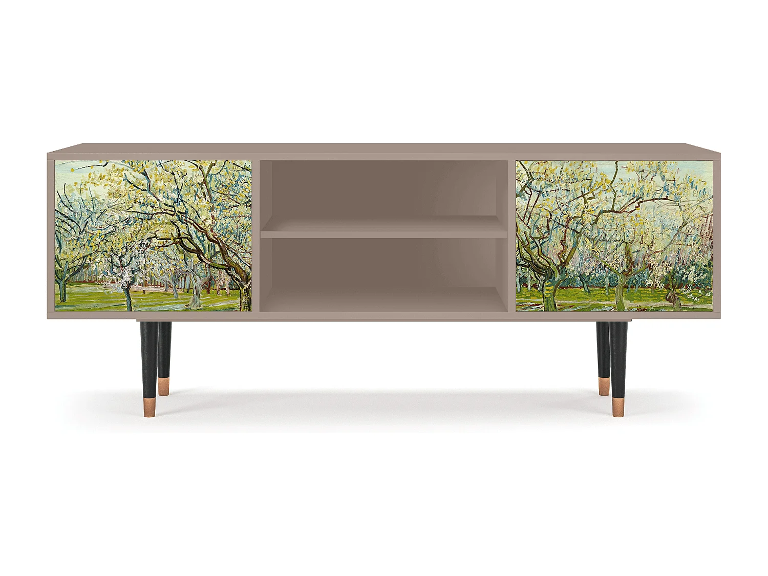 Mobile TV - 170х69х48 cm - T2 - The Bianco Orchard, Latte