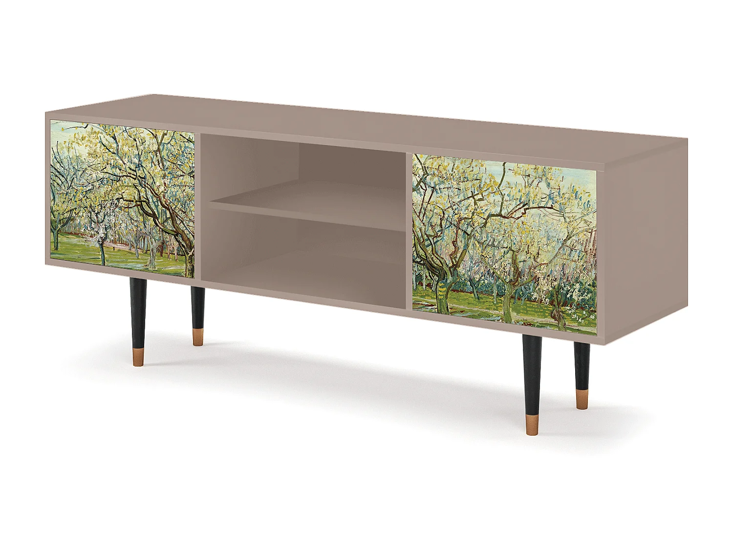 Mobile TV - 170х69х48 cm - T2 - The Bianco Orchard, Latte