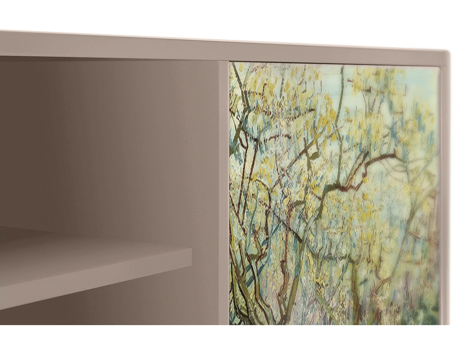 Mobile TV - 170х69х48 cm - T2 - The Bianco Orchard, Latte