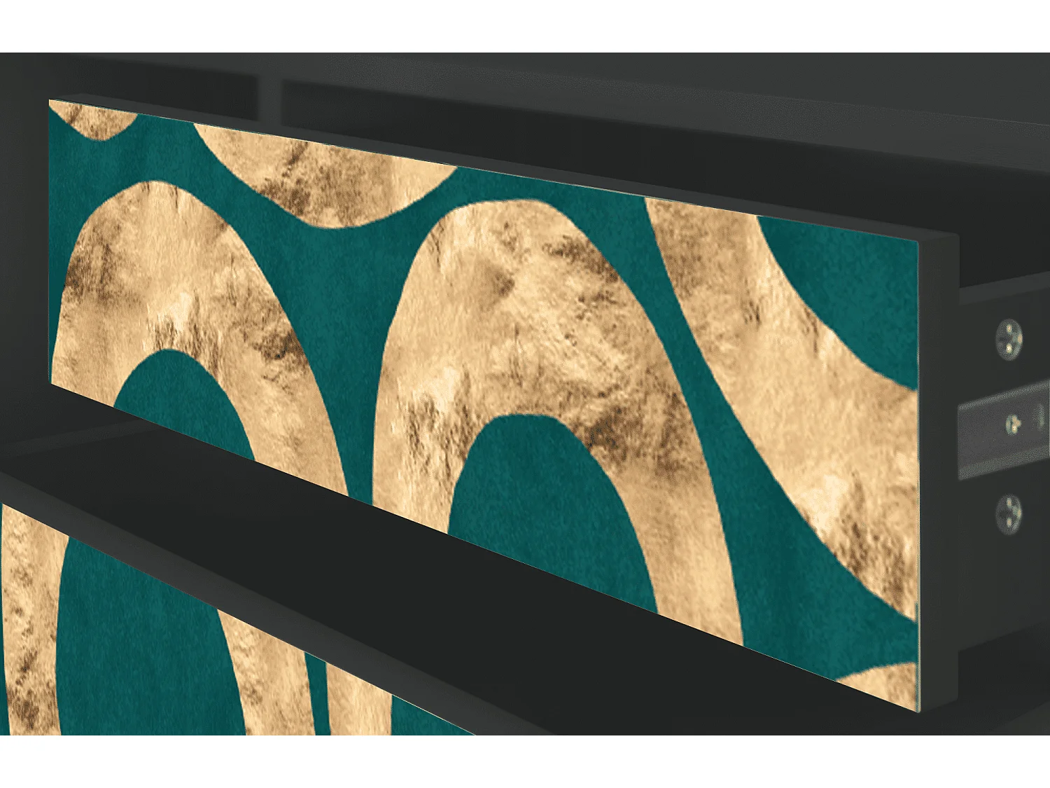 TV-meubel - 170х59х48 cm - T4 - Zircon Sphere, Antraciet