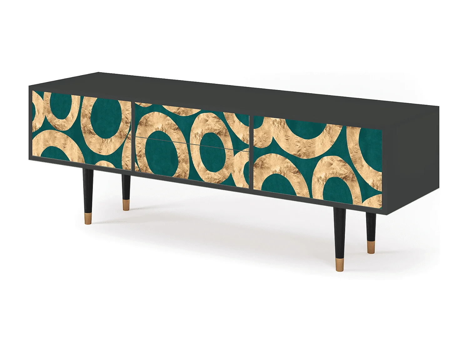 Mobile TV - 170х59х48 cm - T4 - Zircon Sphere, Antracite