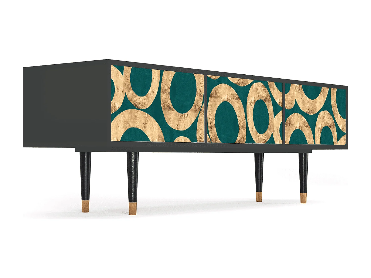 Mobile TV - 170х59х48 cm - T4 - Zircon Sphere, Antracite