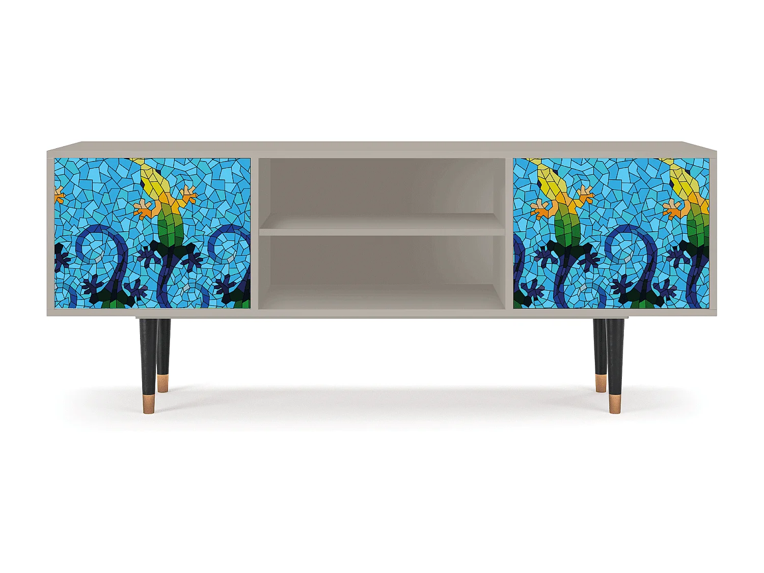 Meuble TV - 170х69х48 cm - T2 - Gaudi's Lizard, Sable