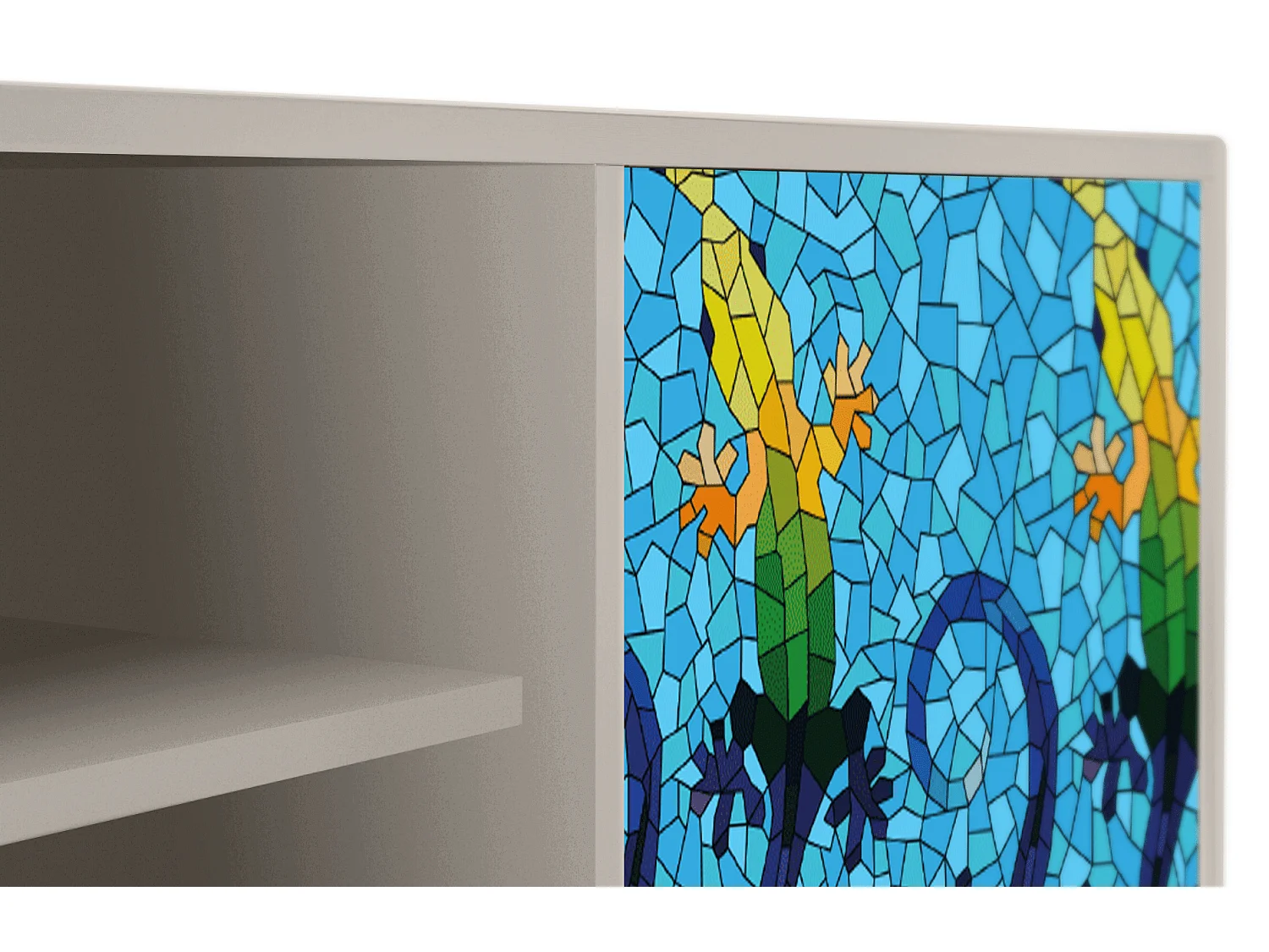 Meuble TV - 170х69х48 cm - T2 - Gaudi's Lizard, Sable