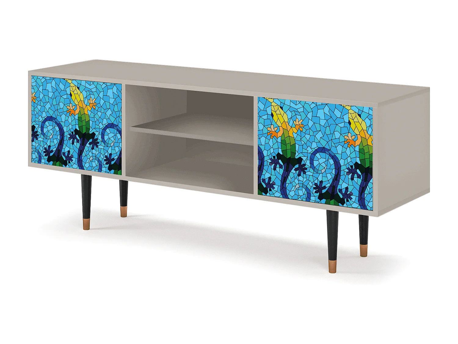 TV-Möbel - 170х69х48 cm - T2 - Gaudi's Lizard, Sand