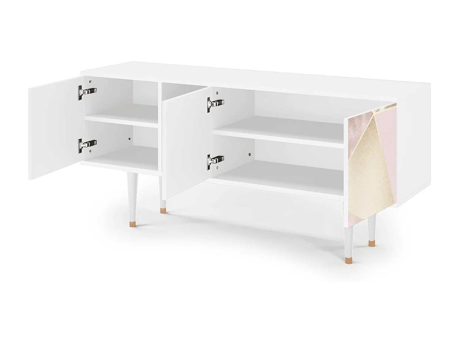 Mobile TV - 150х69х41 cm - T5 - Cosmopolitan Diva, Bianco