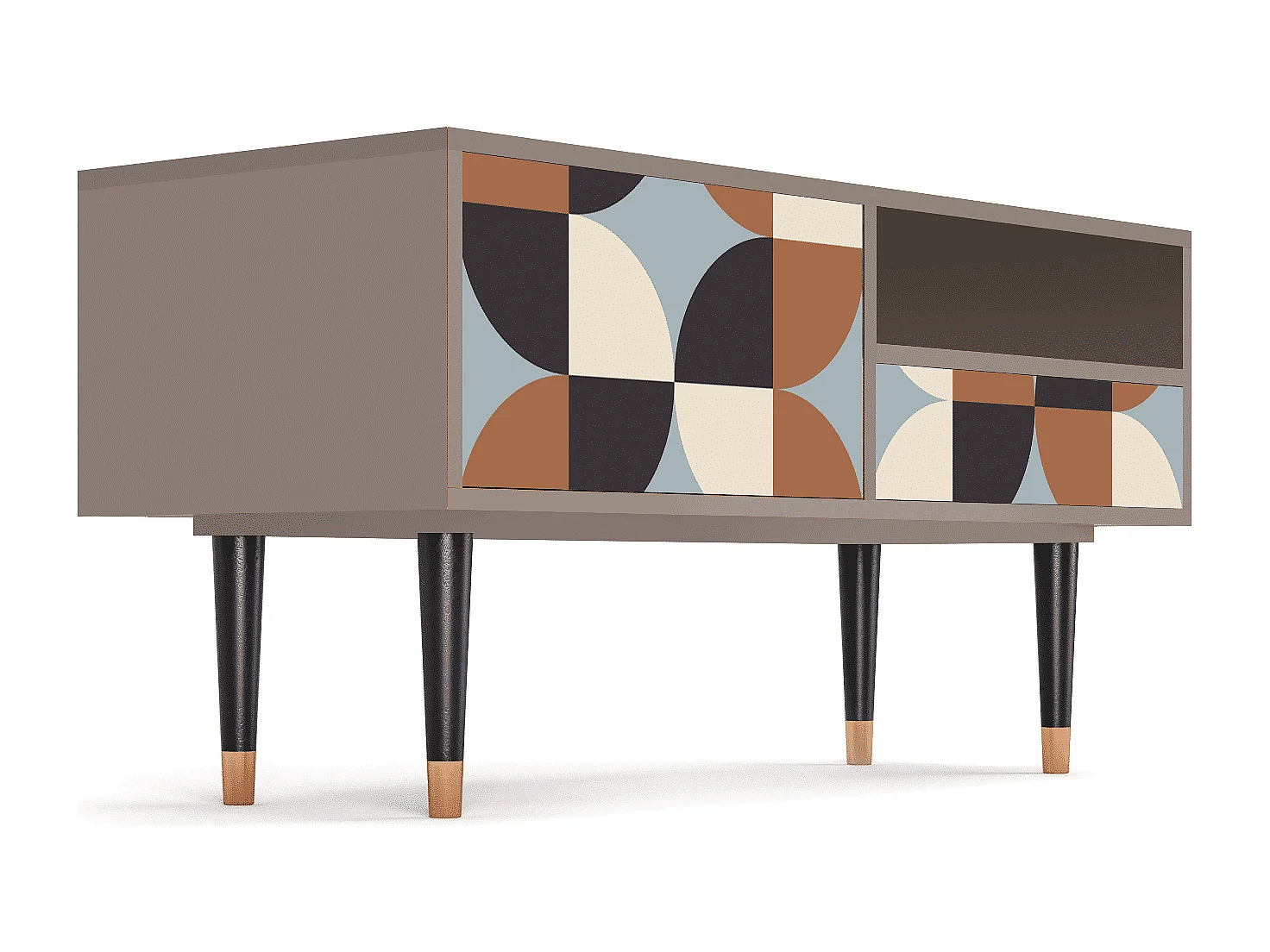 TV-Möbel - 115х59х48 cm - T3 - Brown Sensation, Latte