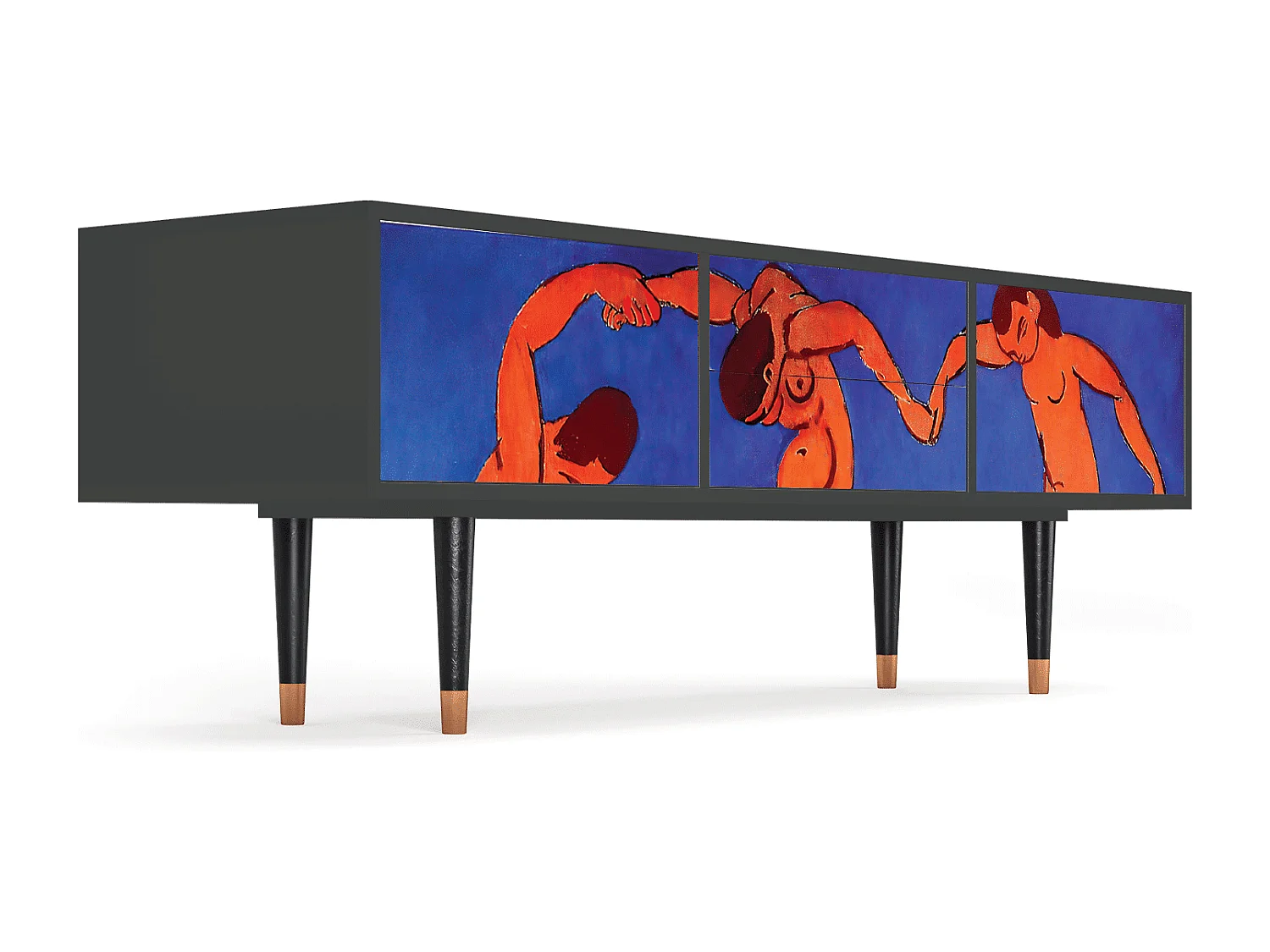 Mobile TV - 170х59х48 cm - T4 - The Dance by Matisse , Antracite