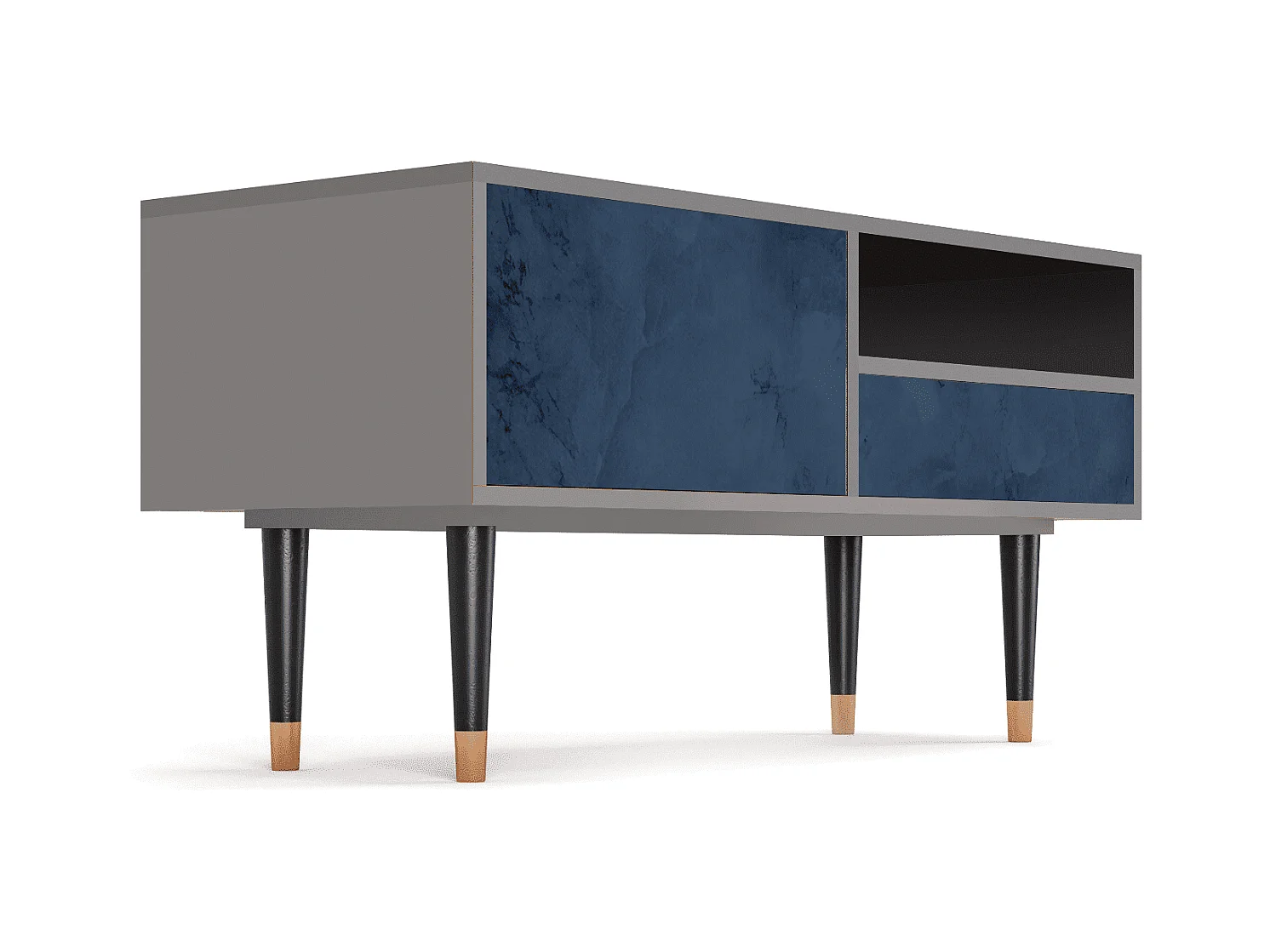 TV-Möbel - 115х59х48 cm - T3 - Endless Galaxi, Grau