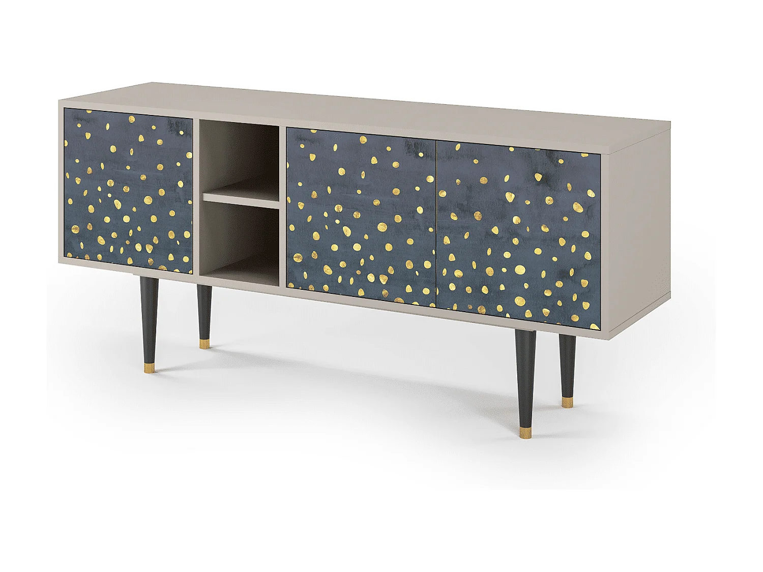 Meuble TV - 150х69х41 cm - T5 - Foggy Lights, Sable