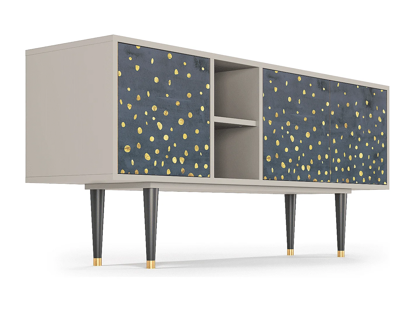 Meuble TV - 150х69х41 cm - T5 - Foggy Lights, Sable