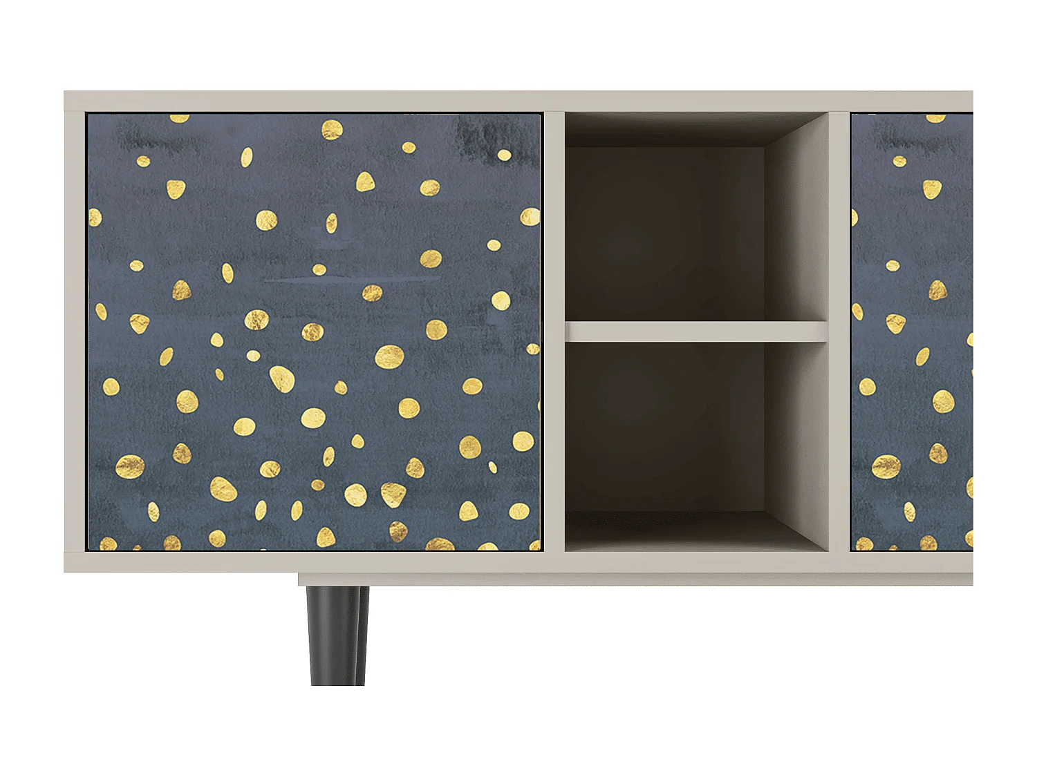 Meuble TV - 150х69х41 cm - T5 - Foggy Lights, Sable