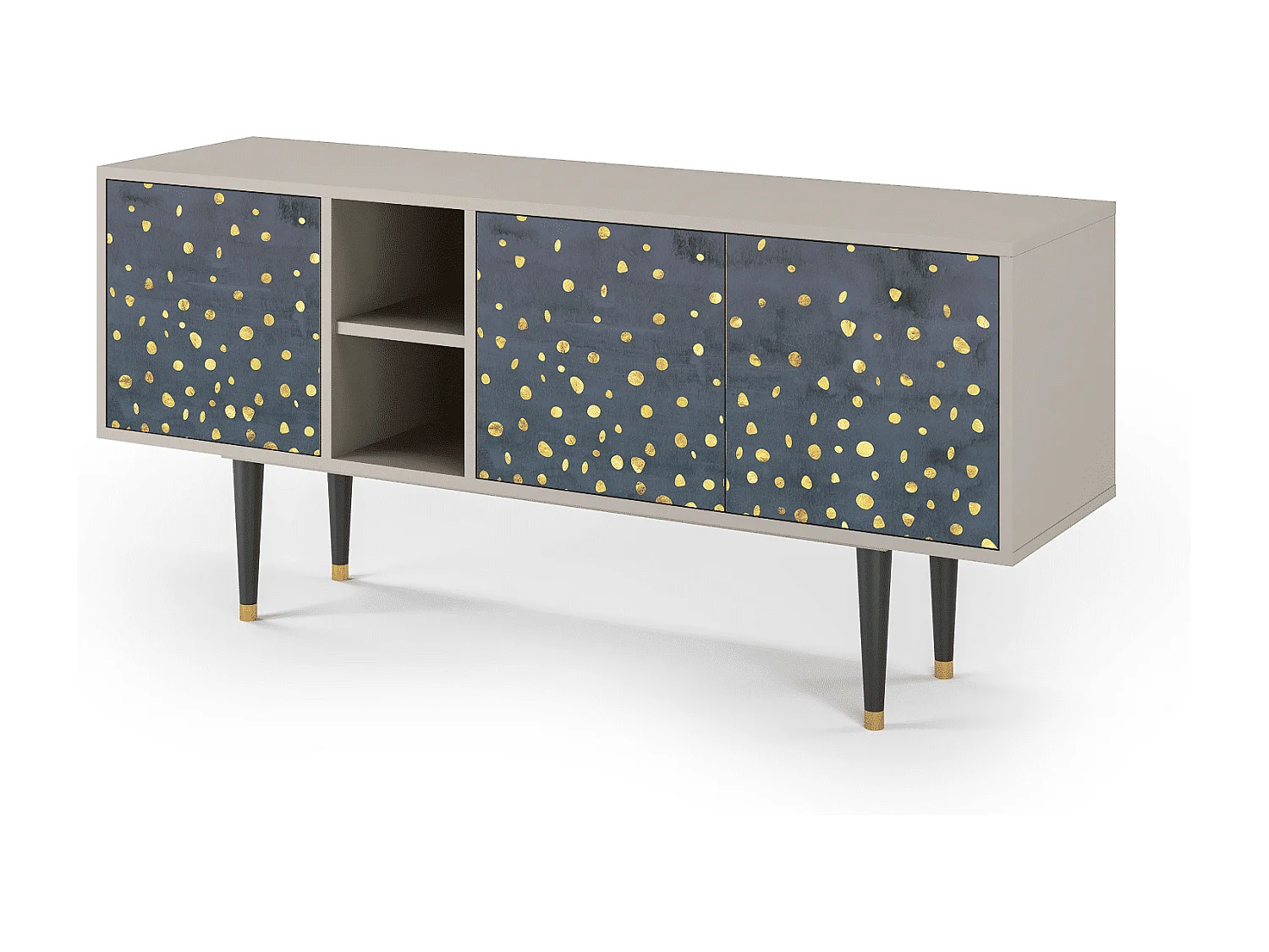 Meuble TV - 150х69х41 cm - T5 - Foggy Lights, Sable