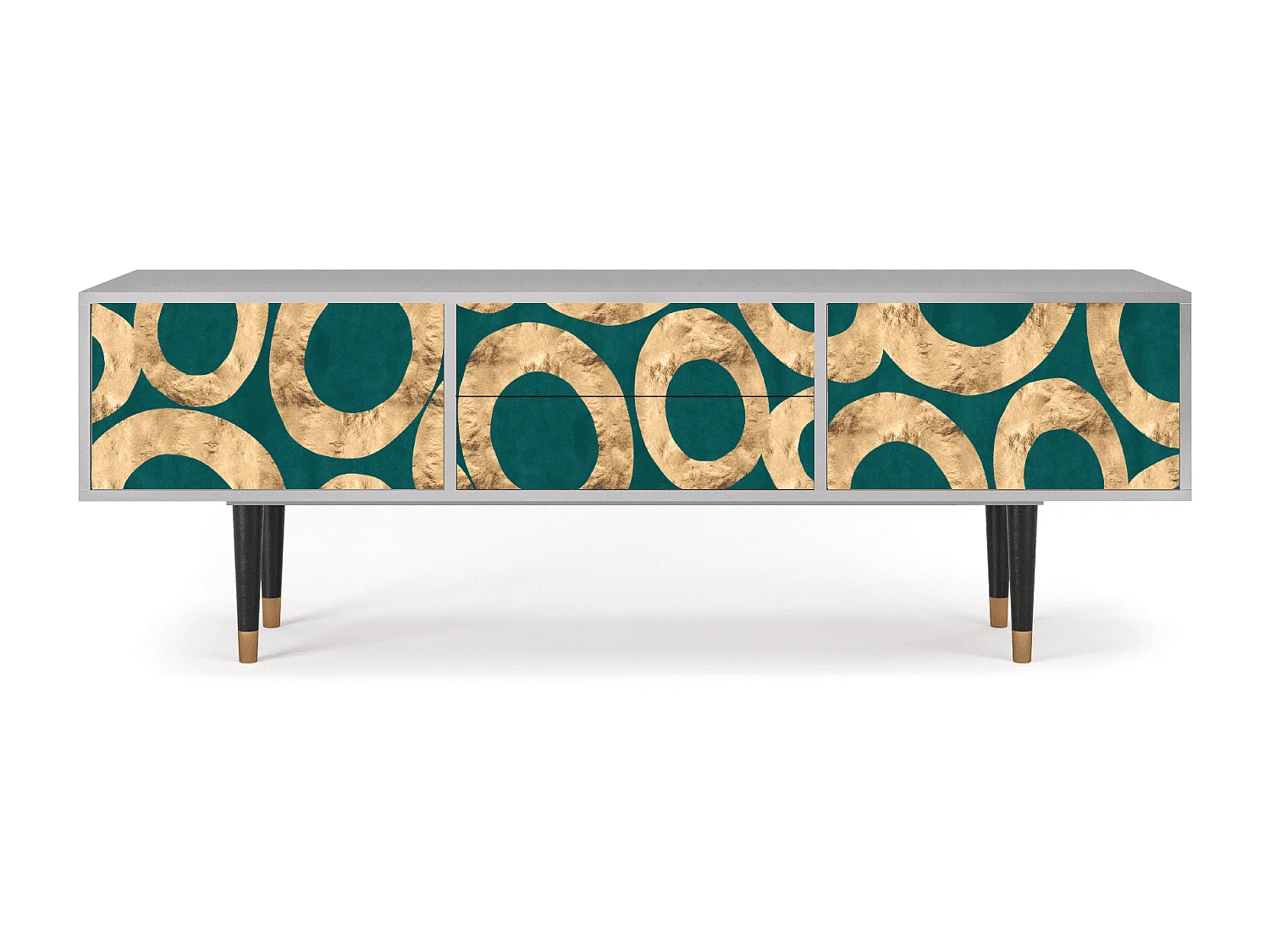 TV-meubel - 170х59х48 cm - T4 - Zircon Sphere, Grijs