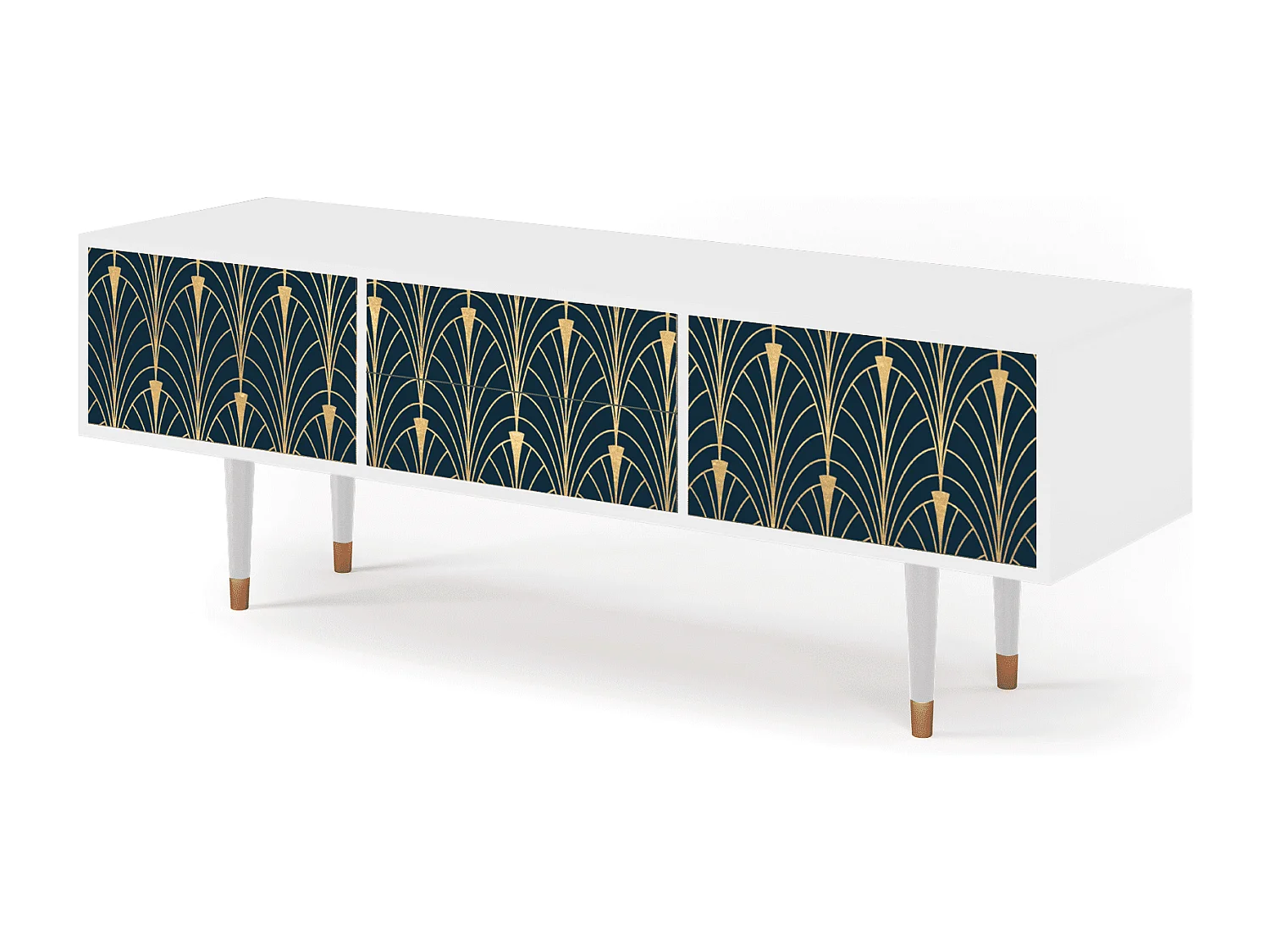 TV-Möbel - 170х59х48 cm - T4 - Flower of the Nile, Weiß