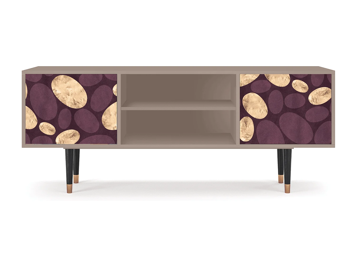 Szafka RTV - 170х69х48 cm - T2 - Fine Wine, Latte