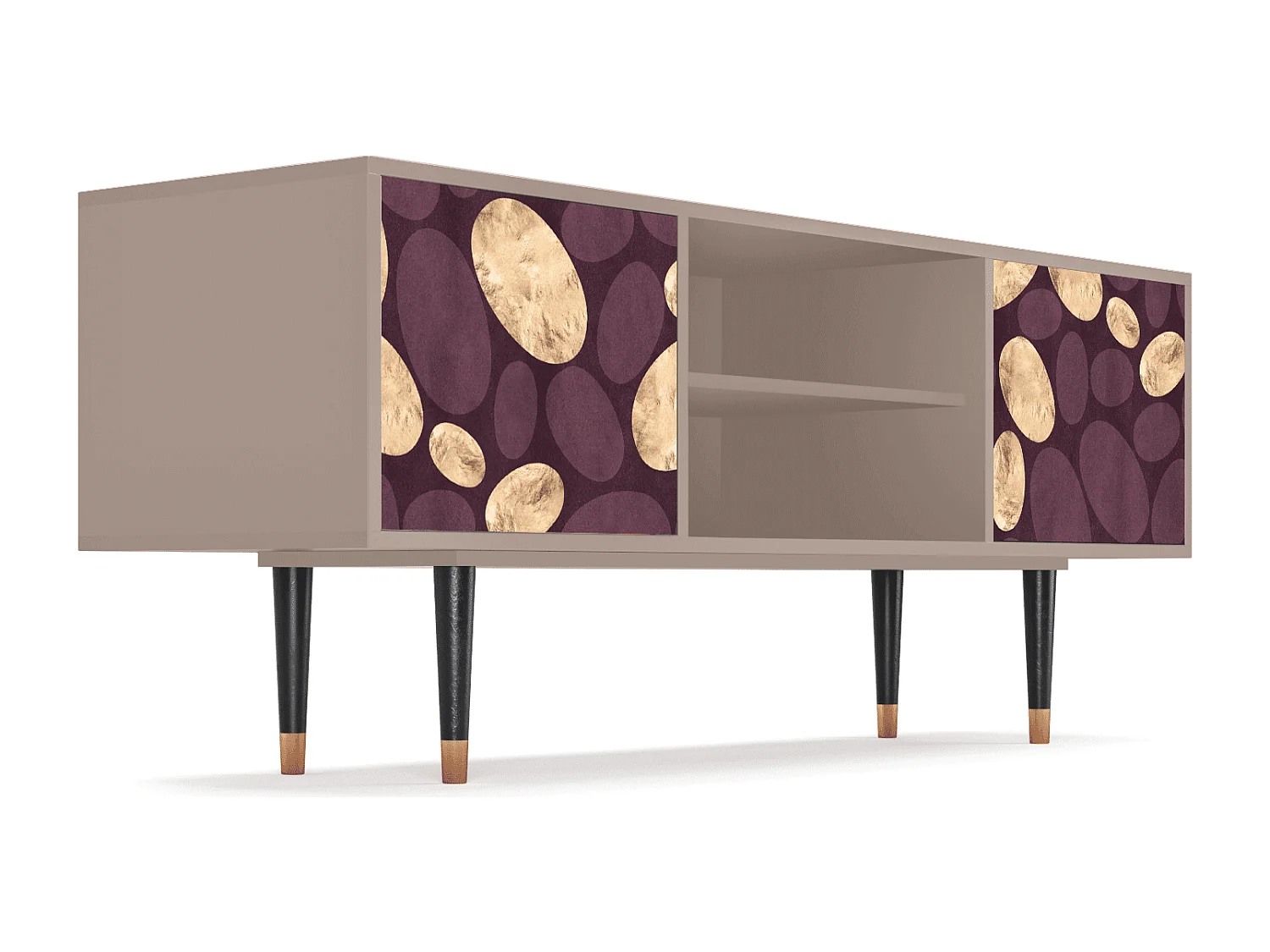 Meuble TV - 170х69х48 cm - T2 - Fine Wine, Latte