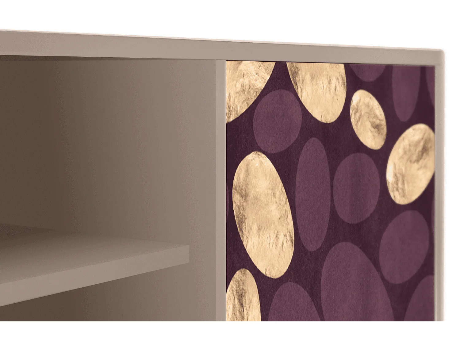 Meuble TV - 170х69х48 cm - T2 - Fine Wine, Latte