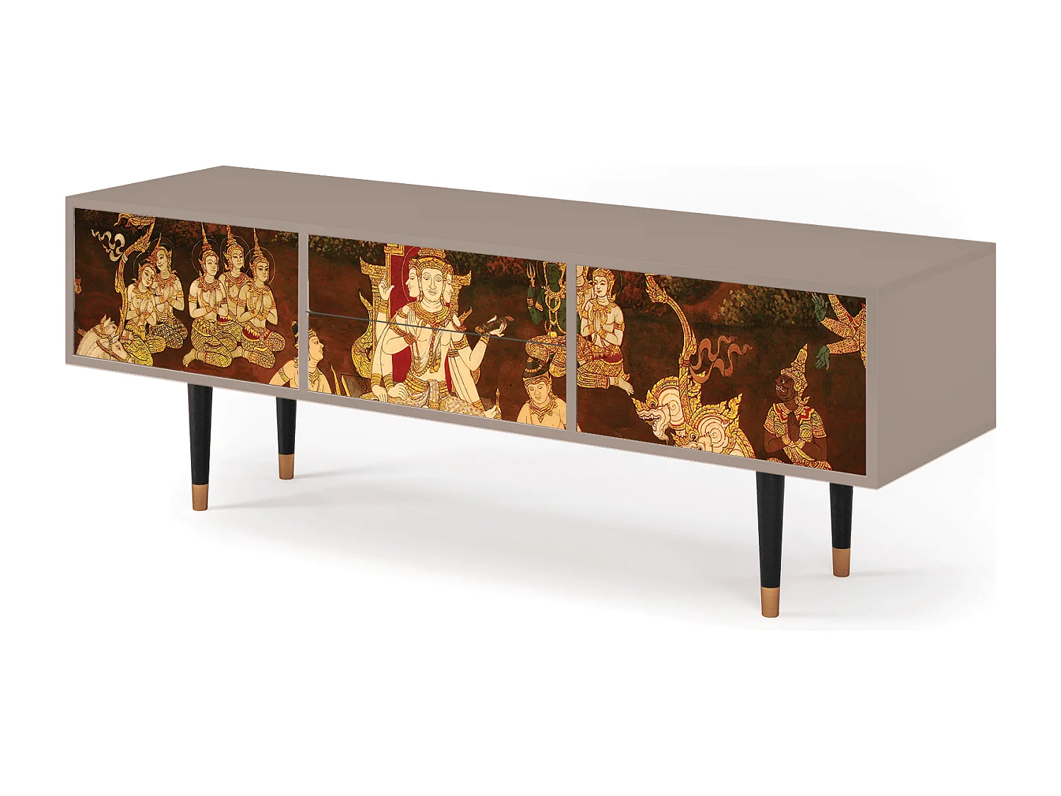 Mueble de TV - 170х59х48 cm - T4 - Malyavan, Latte