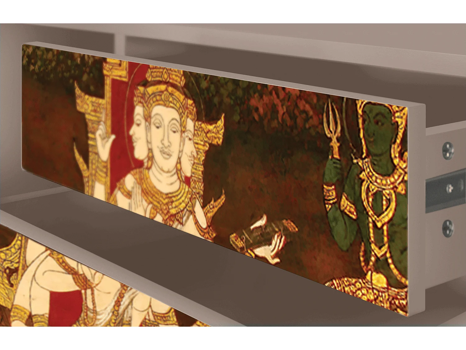 Mueble de TV - 170х59х48 cm - T4 - Malyavan, Latte