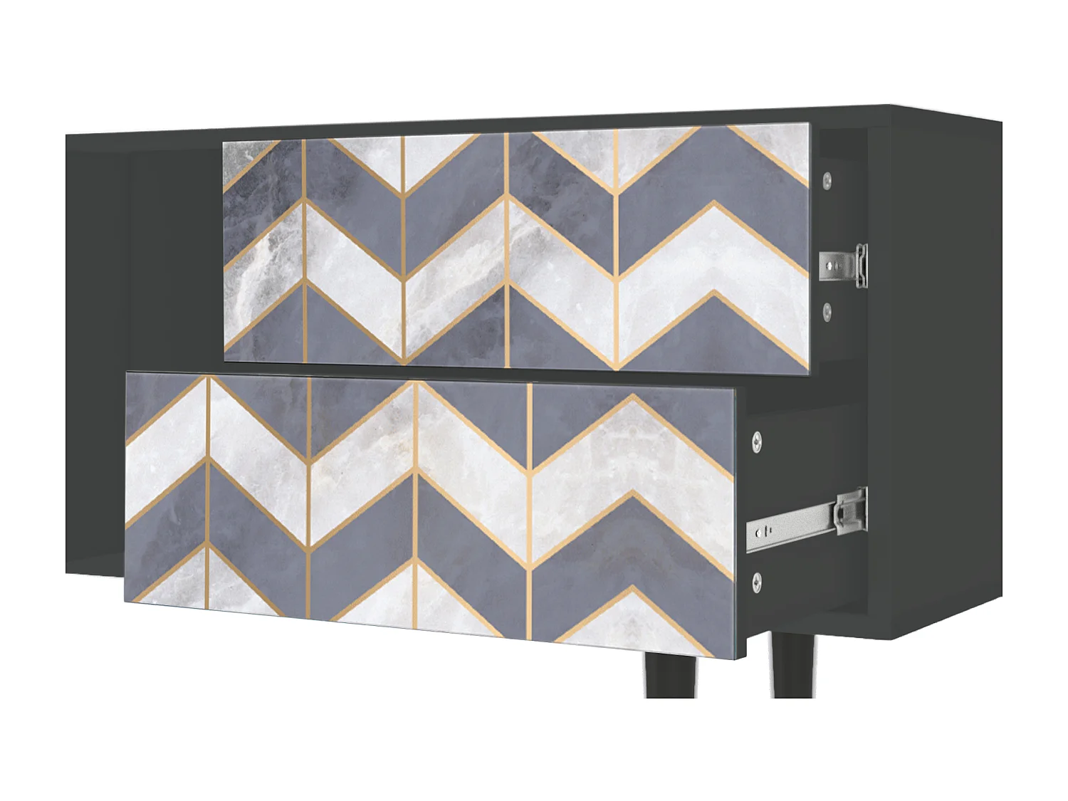 Meuble TV - 170х69х48 cm - T1 - Ideal Harmony, Anthracite