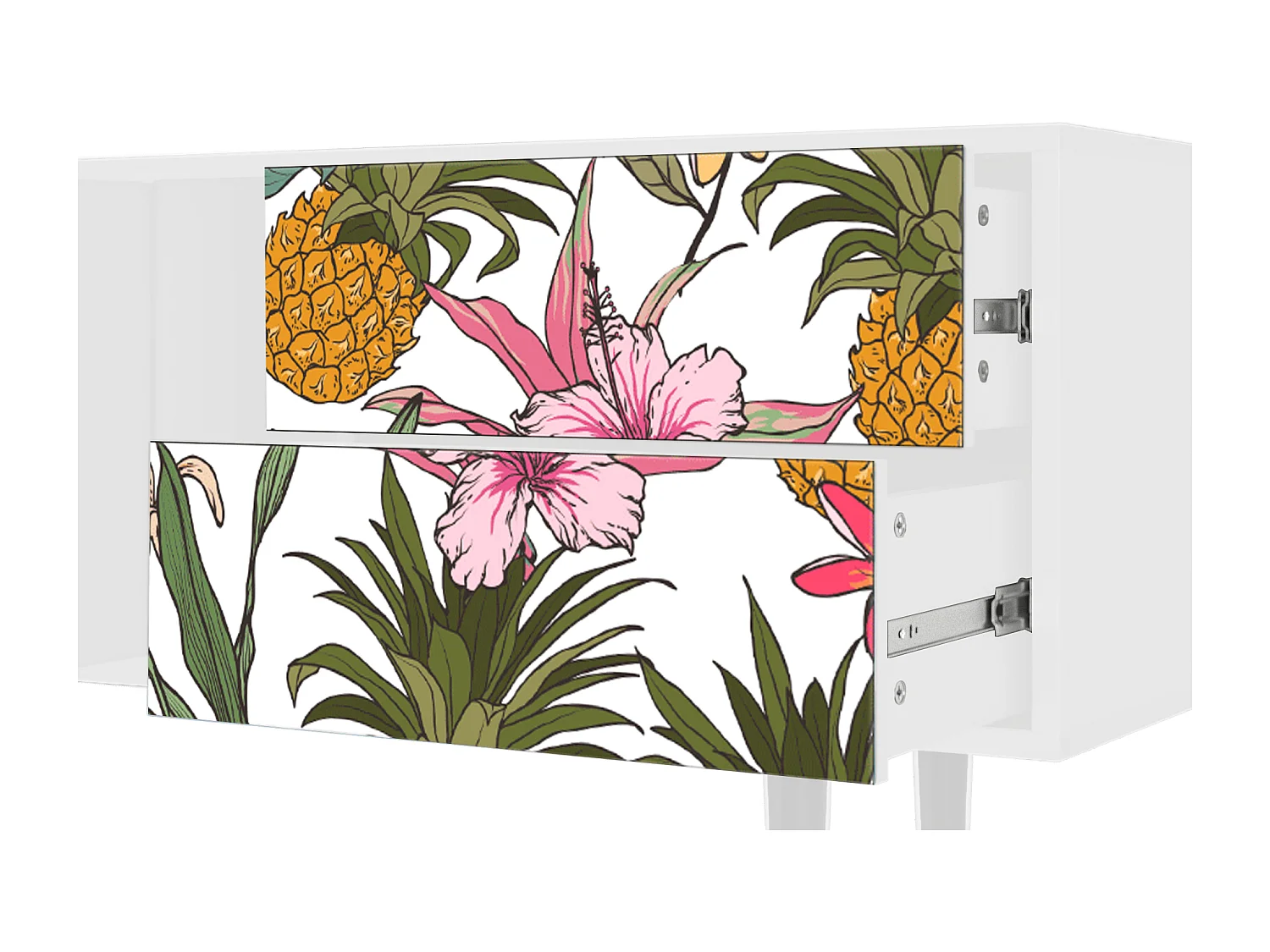 Mobile TV - 170х69х48 cm - T1 - Estival Fruit, Bianco