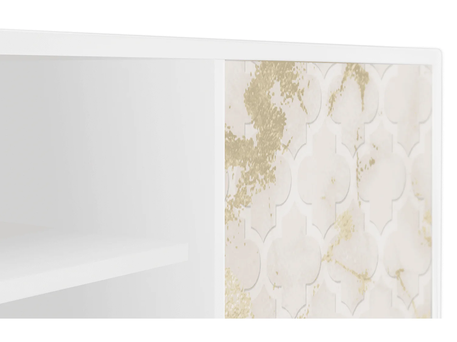 Mueble de TV - 170х69х48 cm - T2 - Sahara desert, Branco