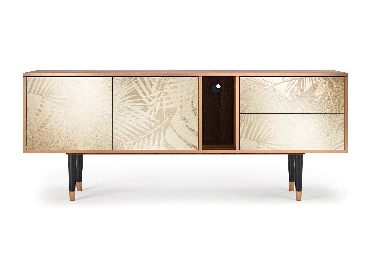 Meuble TV - 170х69х48 cm - T1 - Plant of the Dessert, Noyer