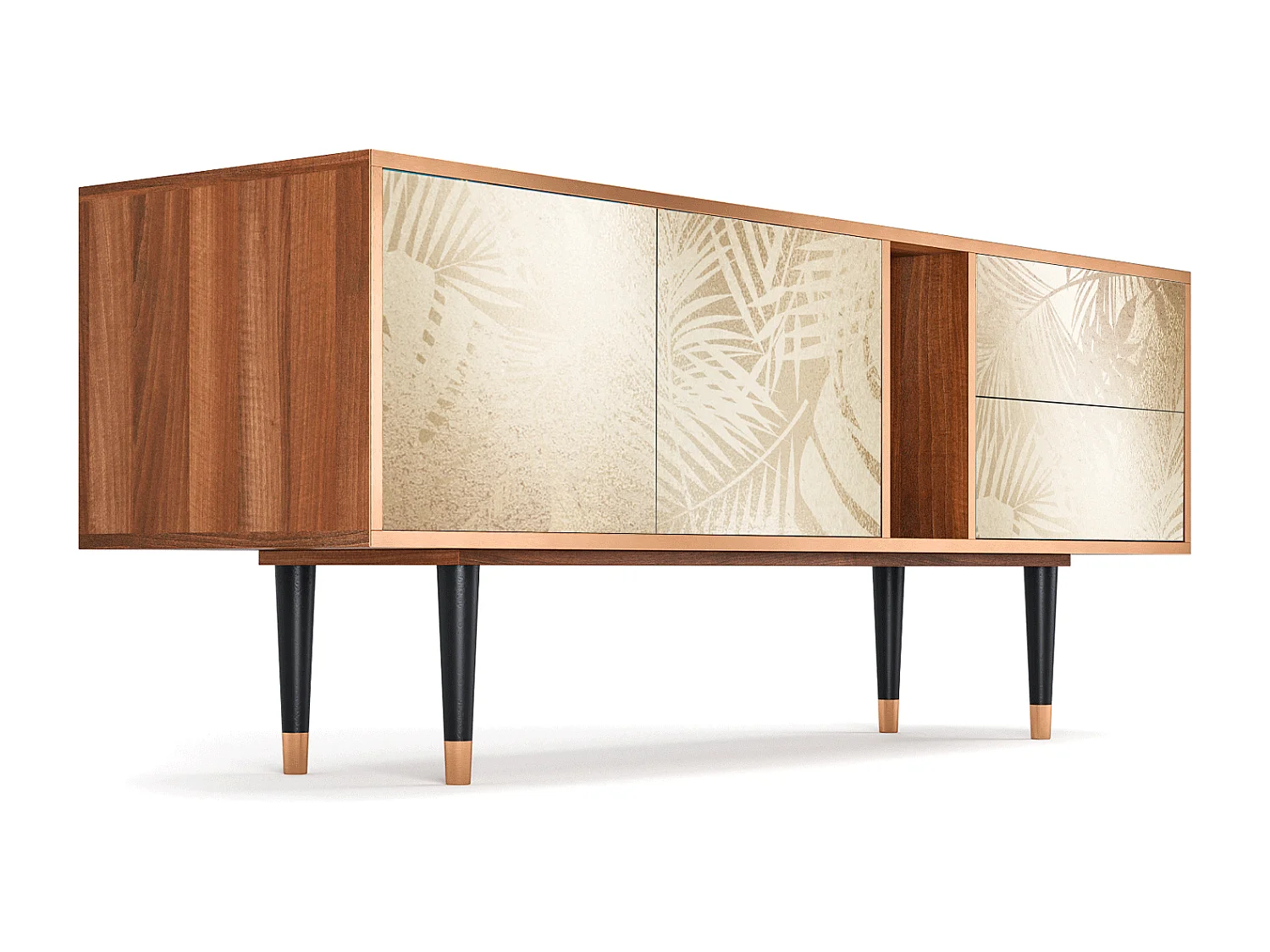 Meuble TV - 170х69х48 cm - T1 - Plant of the Dessert, Noyer