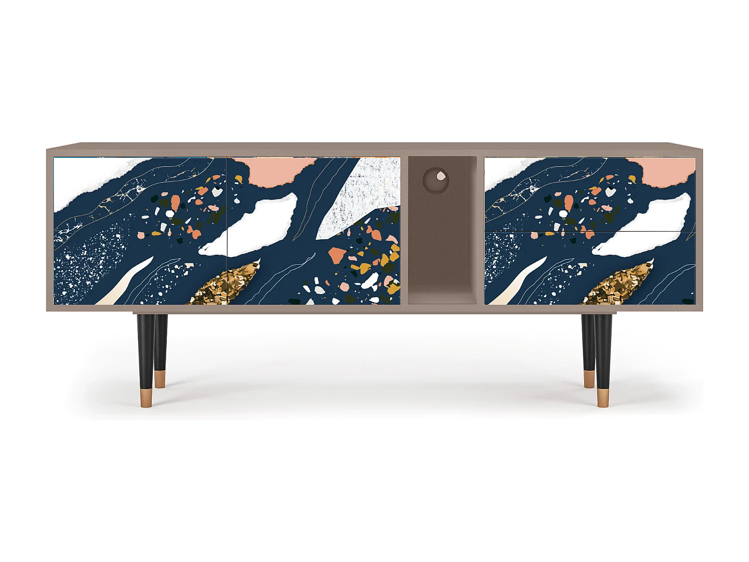 TV-Möbel - 170х69х48 cm - T1 - Nude Iceberg, Latte